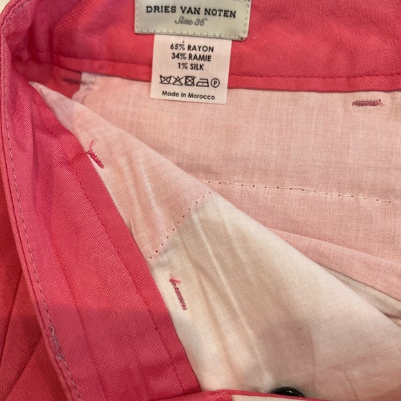 Dries Van Noten Pink Pant - Picture 3 of 3